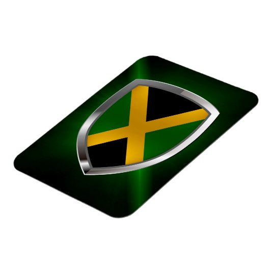 Jamaica Metallic Emblem Magnet (Linke Seite)
