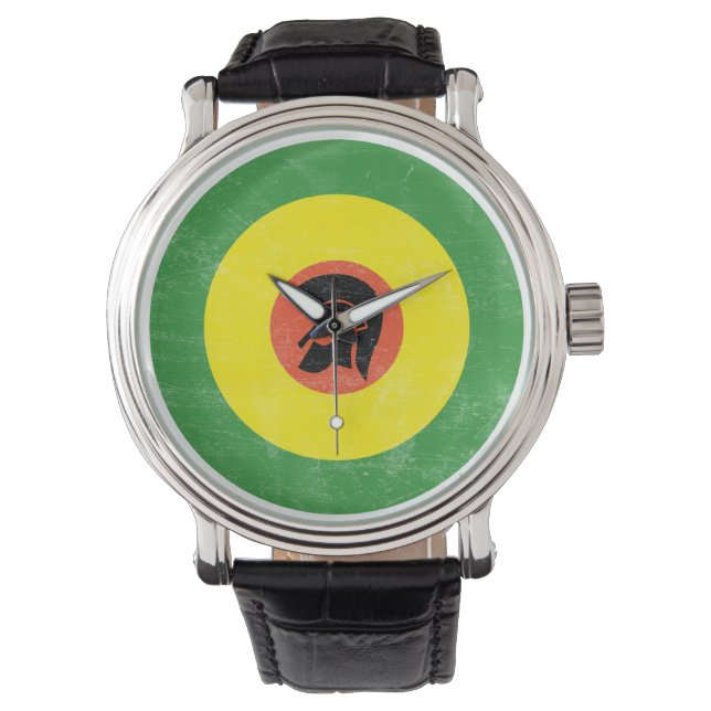 Jamaica Mod Target Strap Watch Armbanduhr (Vorderseite)