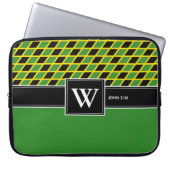 JAMAICA Monogram Christlich Scripting-Notebook Laptopschutzhülle (Vorderseite)