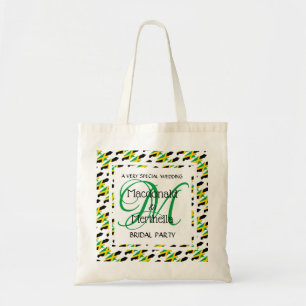 JAMAICA Monogram Custom Wedding Brautparty Tragetasche