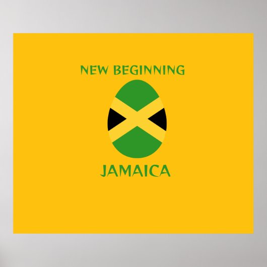 Jamaica new beginning poster (Vorne)