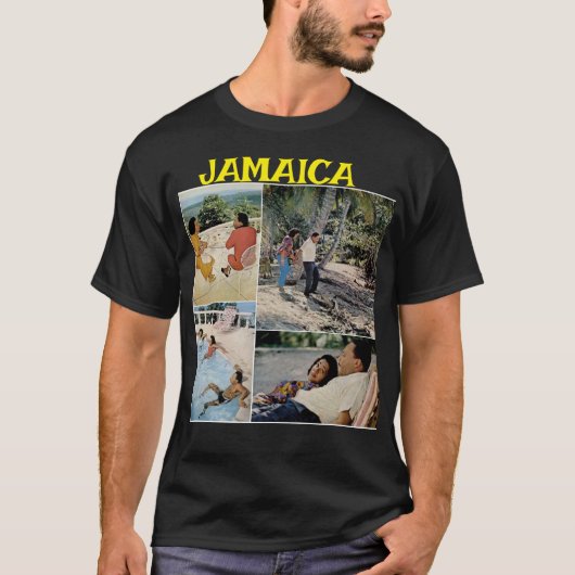 JAMAICA ONE LIEBE M LK Basic Dunkel T - Shirt (Vorderseite)