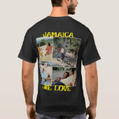 JAMAICA ONE LIEBE M LK Basic Dunkel T - Shirt (Rückseite)