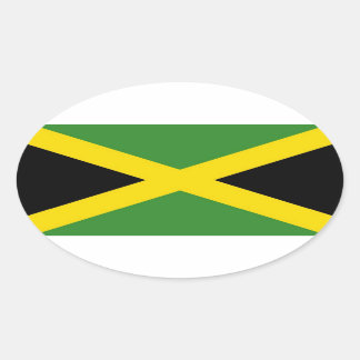 JAMAICA OVALER AUFKLEBER