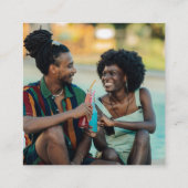 Jamaica Passport Wedding QR Begleitkarte (Rückseite)