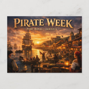 Jamaica Piratenwoche Port Royal Postkarte