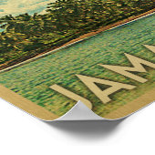 Jamaica Poster - Vintage Travel Poster (Ecke)