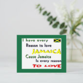 Jamaica Postkarte (Stehend Vorderseite)