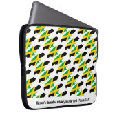 JAMAICA Psalm 33:12 Selige Nation Laptop Laptopschutzhülle (Vorne Rechts)