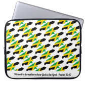 JAMAICA Psalm 33:12 Selige Nation Laptop Laptopschutzhülle (Vorderseite)