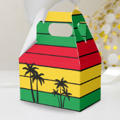 Jamaica Rasta Colors Island Palmen Geschenkschachtel