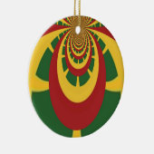 Jamaica Rasta Keramikornament (Rechts)