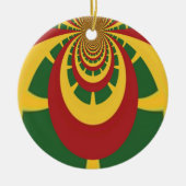 Jamaica Rasta Keramikornament (Vorne)