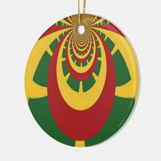 Jamaica Rasta Keramikornament (Links)