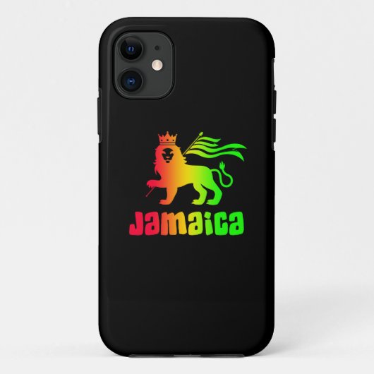 Jamaica Rasta Lion Case-Mate iPhone Case (Rückseite)