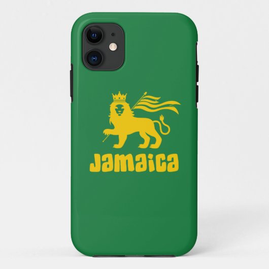 Jamaica Rasta Lion Case-Mate iPhone Case (Rückseite)