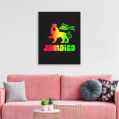 Jamaica Rasta Lion Leinwanddruck (Insitu (Wohnzimmer))