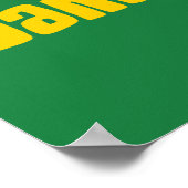 Jamaica Rasta Lion Poster (Ecke)