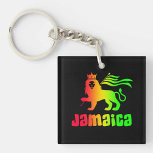 Jamaica Rasta Lion Schlüsselanhänger