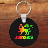 Jamaica Rasta Lion Schlüsselanhänger (Vorderseite)