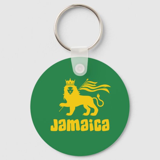 Jamaica Rasta Lion Schlüsselanhänger (Vorderseite)