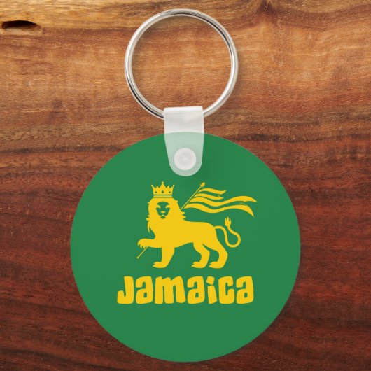 Jamaica Rasta Lion Schlüsselanhänger (Vorderseite)