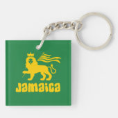 Jamaica Rasta Lion Schlüsselanhänger (Rückseite)