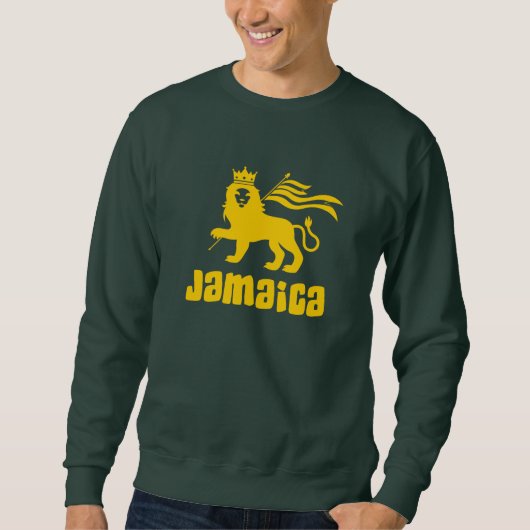Jamaica Rasta Lion Sweatshirt (Vorderseite)