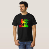 Jamaica Rasta Lion T - Shirt (Vorne ganz)