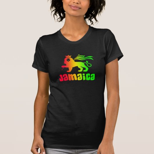Jamaica Rasta Lion T - Shirt (Vorderseite)