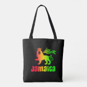 Jamaica Rasta Lion Tasche (Rückseite)