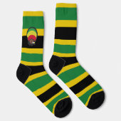 Jamaica Rasta Reggae Bobby Roots One Love Socks Socken (Rechts)