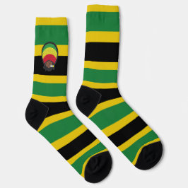 Jamaica Rasta Reggae Bobby Roots One Love Socks Socken