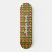 Jamaica Red Golden Green Skateboard (Vorderseite)