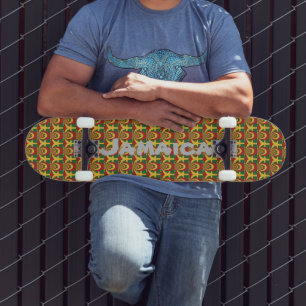 Jamaica Red Golden Grün Skateboard