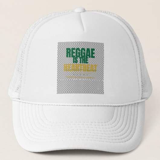 Jamaica Reggae Design Hüte Truckerkappe (Vorderseite)