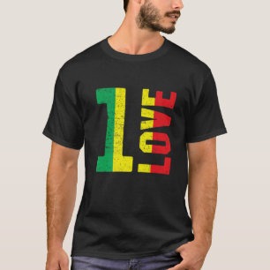 Jamaica Reggae Music Rasta Pride Peace Liebe T-Shirt