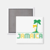 Jamaica Retro Magnet (Vorderseite/Rückseite)
