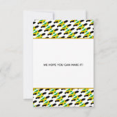 JAMAICA Rett Date Wedding Celebration Einladung (Rückseite)