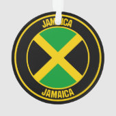 Jamaica Round Emblem Ornament (Rückseite)