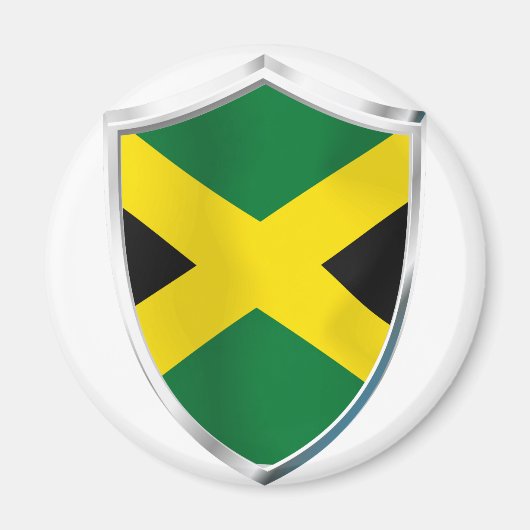 Jamaica Schild Magnet (Vorne)