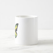 Jamaica-Schmetterlingsflagge Kaffeetasse (Mittel)