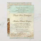 Jamaica Sea Turtle Moderner Küstenstrand Einladung (Vorne/Hinten)