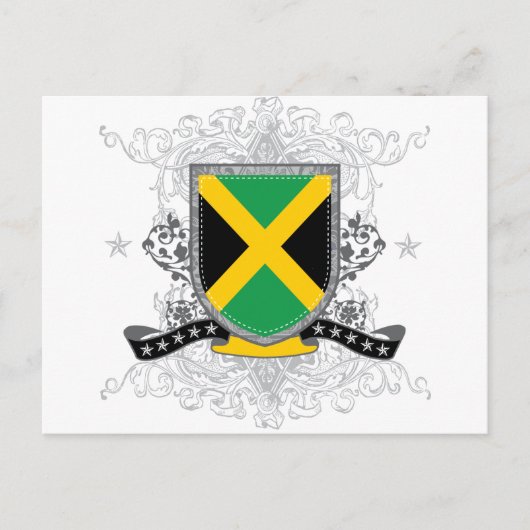 Jamaica Shield 2 Postkarte (Vorderseite)