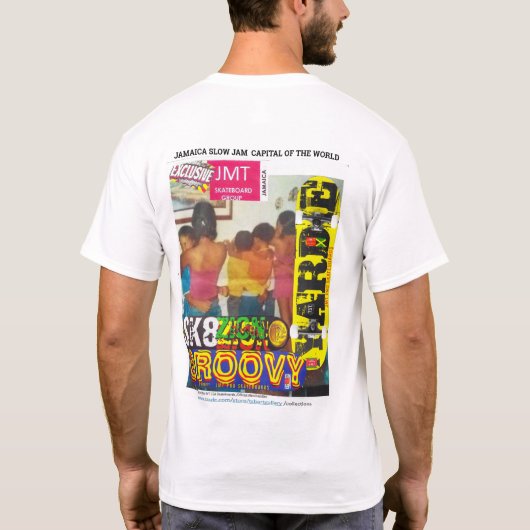 JAMAICA SLOW JAM Men's Basic T - Shirt (Rückseite)