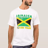 Jamaica Soccer Team Supporter Jamaica Flag T-Shirt (Vorderseite)