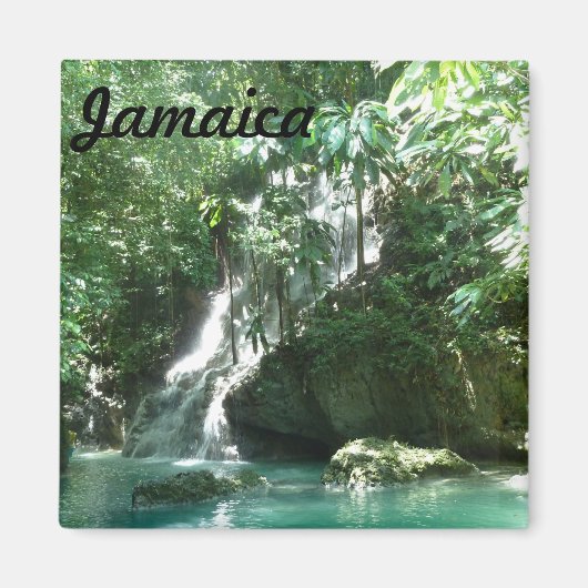 Jamaica Somerset Falls Foto Magnet Wasserfall (Vorne)
