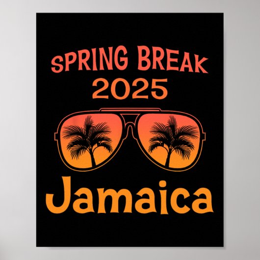 Jamaica Spring Break 2025 Family Vacation Beach VI Poster (Vorne)