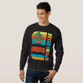 Jamaica Spring Break High School Retro Beach Graph Sweatshirt (Vorne ganz)