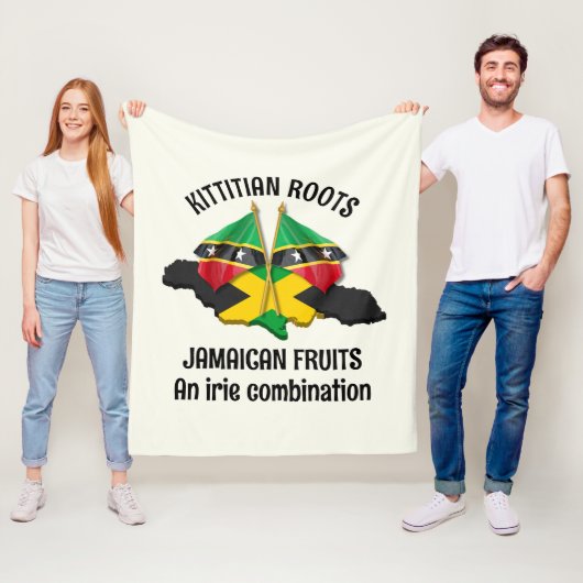 JAMAICA ST KITTS Irie Combination Fleecedecke (Beispiel)